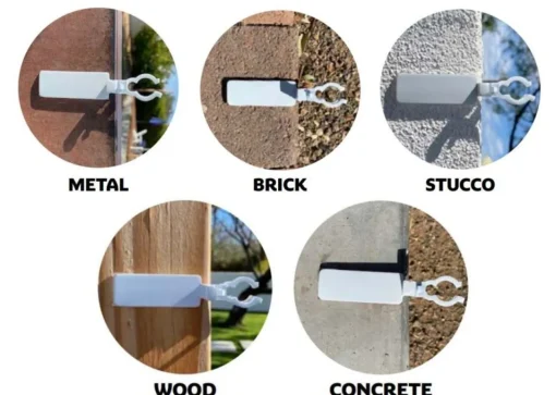 Outlet 25ct Anywhere Outdoor Sticky Adhesive Clips Accessories