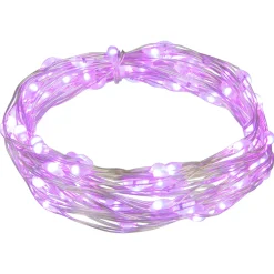 Sale 100ct Purple LED Micro Fairy Lights, 16ft Copper Wire Fairys