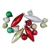 Outlet 16ct Red and Green Traditional Finial Christmas Ornaments 4" (101mm) Ball Ornaments|Glass