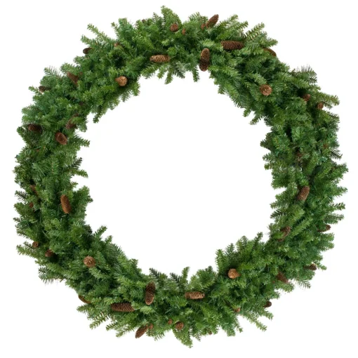 Online Dakota Red Pine Commercial Artificial Christmas Wreath - 5' - Unlit Unlit
