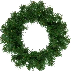 Deluxe Dorchester Pine Artificial Christmas Wreath, 16-Inch, Unlit Unlit