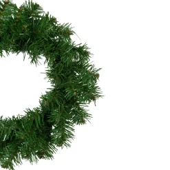 Deluxe Dorchester Pine Artificial Christmas Wreath, 16-Inch, Unlit Unlit