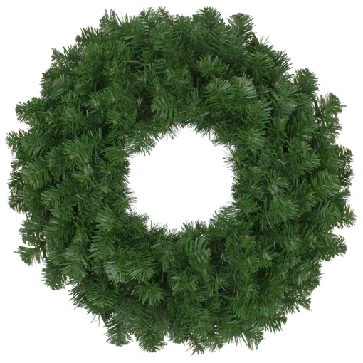 Deluxe Windsor Full Pine Artificial Christmas Wreath - 24" - Unlit Unlit