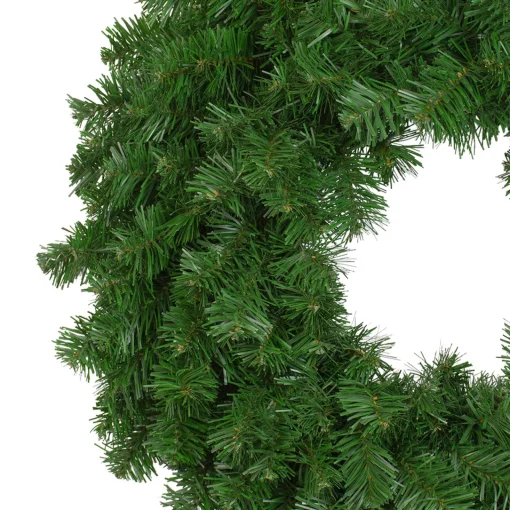 Deluxe Windsor Full Pine Artificial Christmas Wreath - 24" - Unlit Unlit