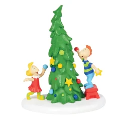 Discount Dept 56 Dr Seuss The Grinch Who-Ville Christmas Tree Figurine #4059423 Building Sets