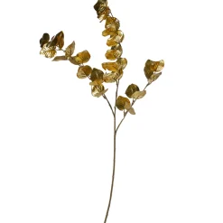 Hot Eucalyptus Artificial Christmas Spray - 34" - Metallic Gold Sprays, Picks & Branches