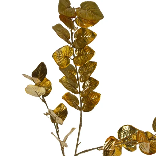 Hot Eucalyptus Artificial Christmas Spray - 34" - Metallic Gold Sprays, Picks & Branches