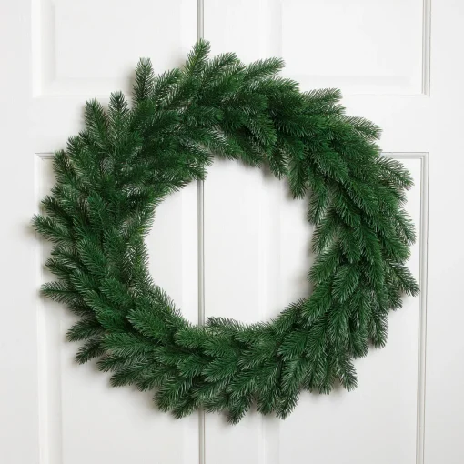 Discount Evergreen Pine Artificial Christmas Wreath - 24" - Unlit Unlit