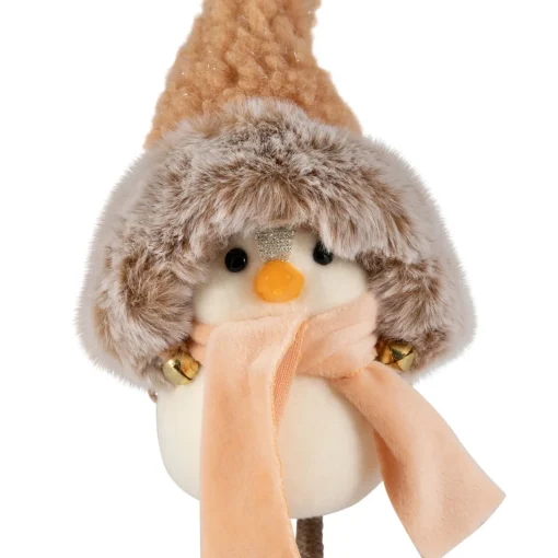 New Faux Fur and Plaid Peachy Plush Standing Bird - 7.5" Animals