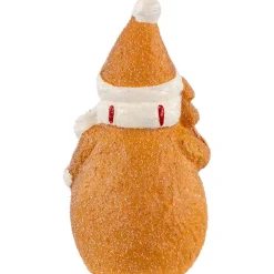 Sale Frosted Gingerbread Snowman with Cookie Tree Christmas Figurine - 5.75
