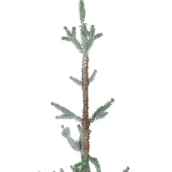 Best Frosted Slim Pine Artificial Christmas Tree in Burlap Base - 5' - Unlit Unlit