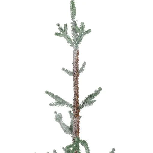 Best Frosted Slim Pine Artificial Christmas Tree in Burlap Base - 5' - Unlit Unlit