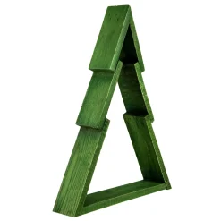Discount Geometric Wooden Christmas Tree Display - 12