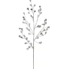 Glittered Artifcal Christmas Twig Spray - 30" - Silver Sprays, Picks & Branches