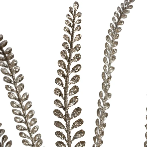 Discount Glittered Artificial Fern Christmas Spray - 36" - Gold Sprays, Picks & Branches
