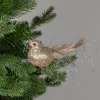 Discount Glittered Birds Clip-On Christmas Ornaments - 7.5" - Gold - Set of 2 Animals