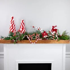 Clearance Glossy Standing Reindeer Christmas Decoration - 8