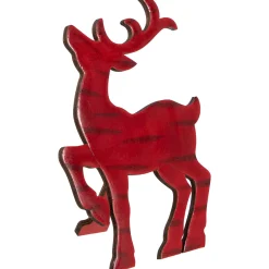 Clearance Glossy Standing Reindeer Christmas Decoration - 8