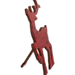 Clearance Glossy Standing Reindeer Christmas Decoration - 8