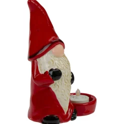 Clearance Gnome Tea Light Christmas Candle Holder - 7