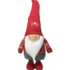 Hot Gnome Wearing Heart Hat Christmas Figure - 14" - Red Gnomes