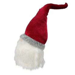 Sale Gnome with Bendable Glitter Velvet Hat Christmas Decoration - 23" Gnomes