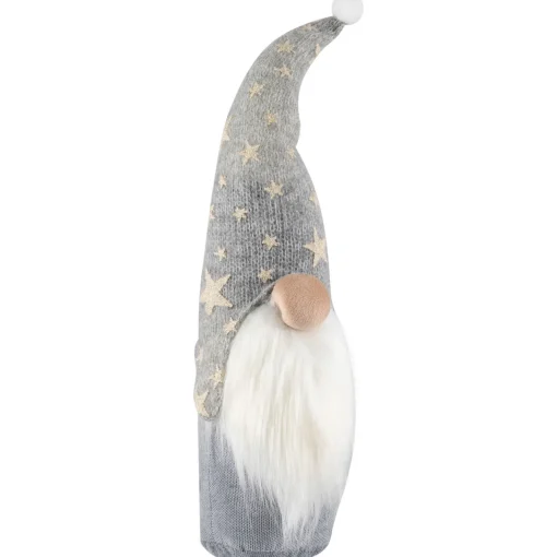 Clearance Gnome with Knitted Star Pattern Hat Christmas Figure - 17" Gnomes