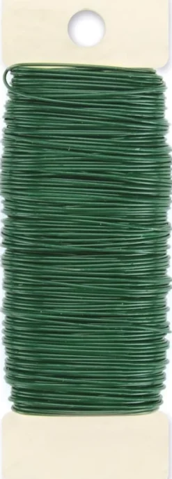Outlet Green Floral Paddle Crafting Wire - 24 Gauge - 110' Wreath Storage & Accessories