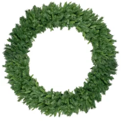 New Green Lush Mixed Pine Artificial Christmas Wreath - 72" - Unlit Unlit