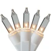 Online Heavy-Duty Commercial Grade Mini Icicle Christmas Lights - Clear - 18' White Wire - 300ct Commercial
