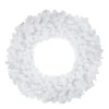 Icy White Spruce Artificial Christmas Wreath - 48" - Unlit Unlit