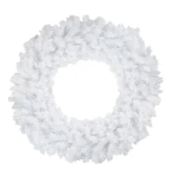 Icy White Spruce Artificial Christmas Wreath - 48" - Unlit Unlit