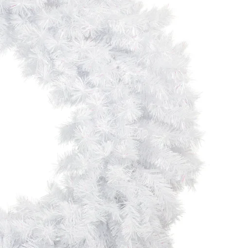 Icy White Spruce Artificial Christmas Wreath - 48" - Unlit Unlit
