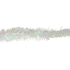 Best Iridescent Tinsel Commercial Christmas Garland - 50' x 4" - White - Unlit Commercial