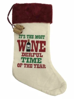 Sale It's The Most Wine Derful Time Of The Year Christmas Holiday Stocking Stockings