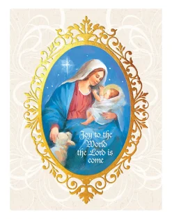 Clearance Joy to the World Religious Holiday Wal Decor Art Print Wall