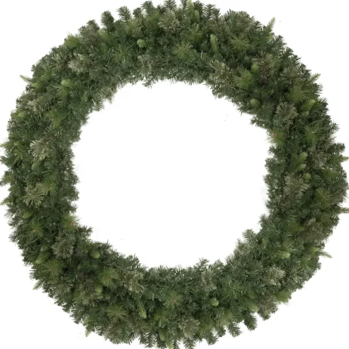 Discount Kingston Cashmere Pine Commercial Size Artificial Christmas Wreath, 60-Inch, Unlit Unlit