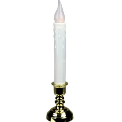 Sale LED Christmas Candle Lamp with Automatic Timer - 8.5" - Clear Candle Lamps