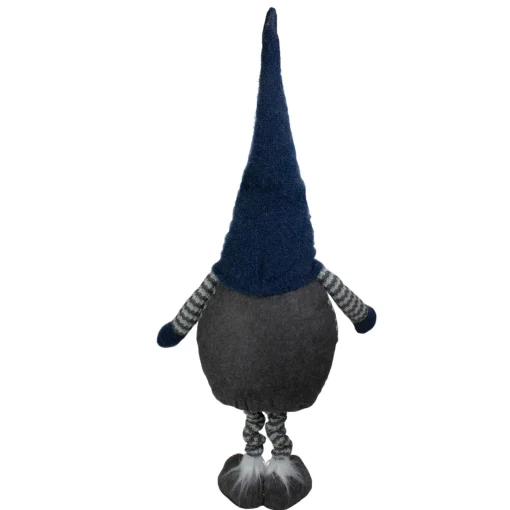 Hot LED Lighted Extendable Gnome Christmas Figure - 41" - Blue and Gray Gnomes