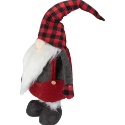 Outlet LED Lighted Extendable Plaid Gnome Christmas Figure - 41
