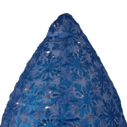 Hot LED Lighted Retro Light Bulb Outdoor Christmas Decoration - 32" - Blue Lighted