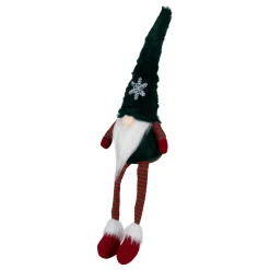 Online LED Lighted Sitting Gnome with Snowflake Christmas Figure - 13