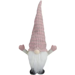 Sale LED Rattan Gnome Christmas Figure - 19" - Warm White Lights - Pink and White Gnomes