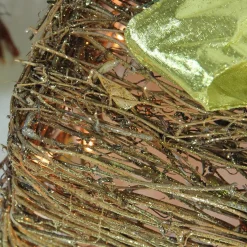 Sale Lighted Glitter Rattan Gift Boxes Christmas Decoration - 12" - Clear Lights - Set of 3 Gifts & Bows