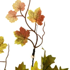 New Lighted Maple Leaves Fall Harvest Spray - 30