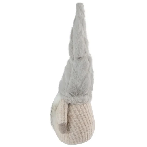 Clearance Lighted Nose and Plush Hat Christmas Gnome Decoration - 10" Gnomes