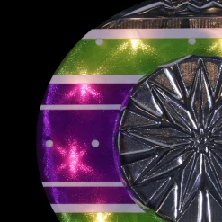 Sale Lighted Shimmering Christmas Ornament Window Silhouette - 15.5" - Clear Lights Window