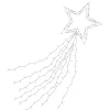Clearance Lighted Shooting Star Outdoor Christmas Decoration - 22' - Clear Lights Stars