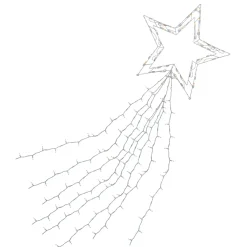 Clearance Lighted Shooting Star Outdoor Christmas Decoration - 22' - Clear Lights Stars