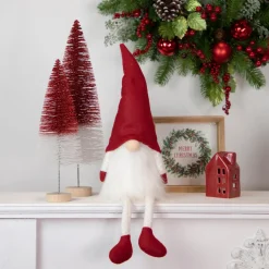 Discount Lighted Sitting Gnome with Dangling Legs Christmas Decoration - 20" Gnomes